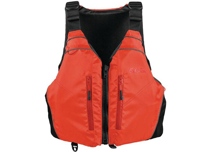 Old Town Kayak/Ocean Kayak Old Town Riverstream Life Jacket - Orange, Unisex Adult Universal