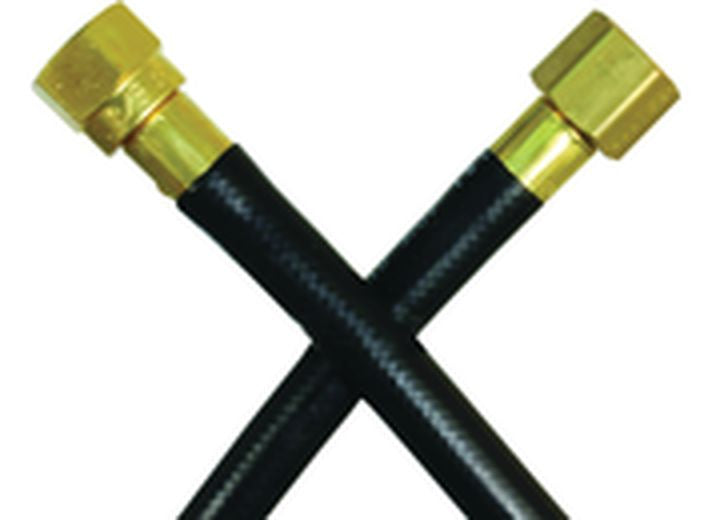 JR Products 1/4" OEM LP Supply Hose - 36", 3/8" Female Pipe End & 3/8" Female Swivel SAE Flare End