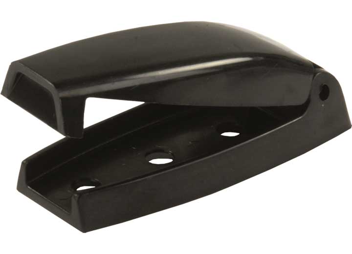 JR Products BAGGAGE DOOR CATCH, BULLET, BLACK