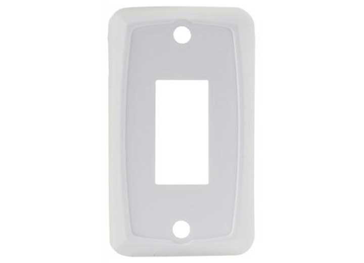 JR Products Single Face Plate (Single) - White
