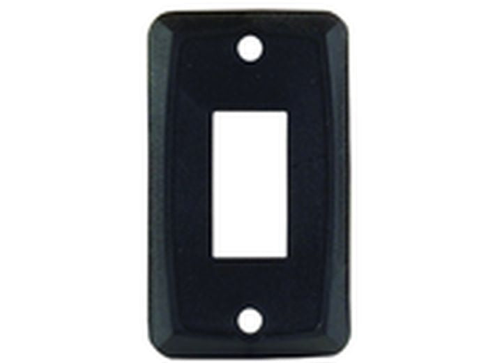 JR Products Single Face Plate (Single) - Black