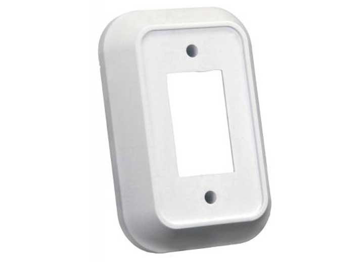 JR Products SPACER FOR SINGLE FACE PLATE, WHITE