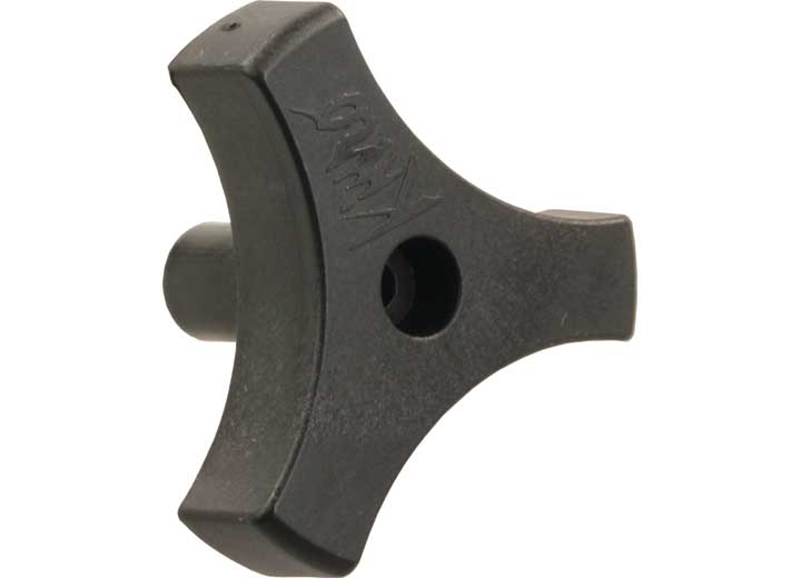 JR Products 13/16IN TRI-LUG WINDOW KNOB, BLACK