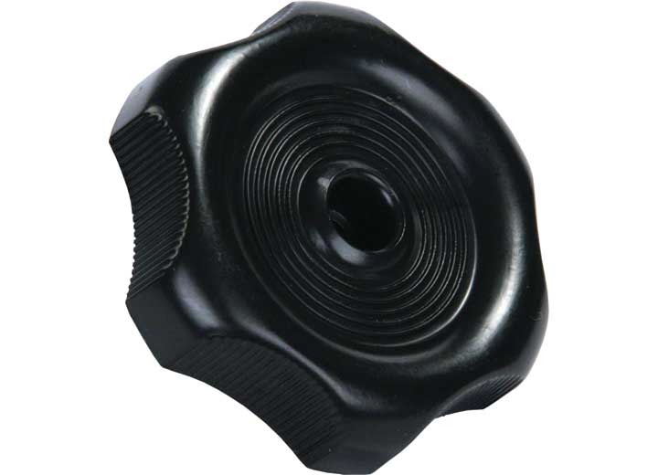 JR Products WINDOW KNOB W/1IN SHAFT, BLACK
