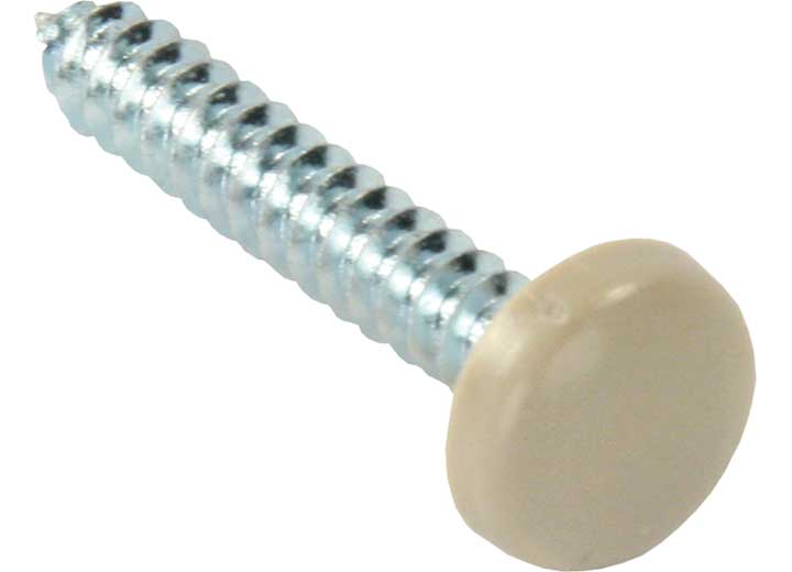 JR Products KAPPET SCREWS W/COVERS, BEIGE