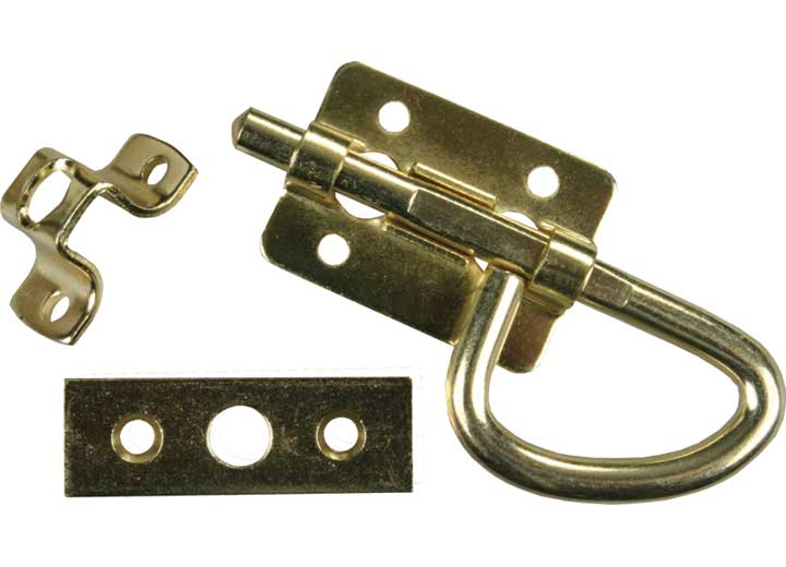 JR Products UNIVERSAL LATCH, BRASS