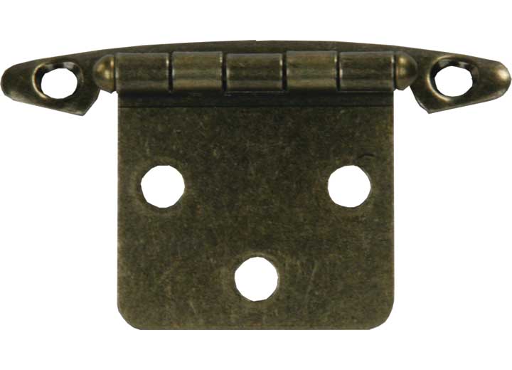 JR Products FREE SWING FLUSH MOUNT HINGE, ANTIQUE BRASS