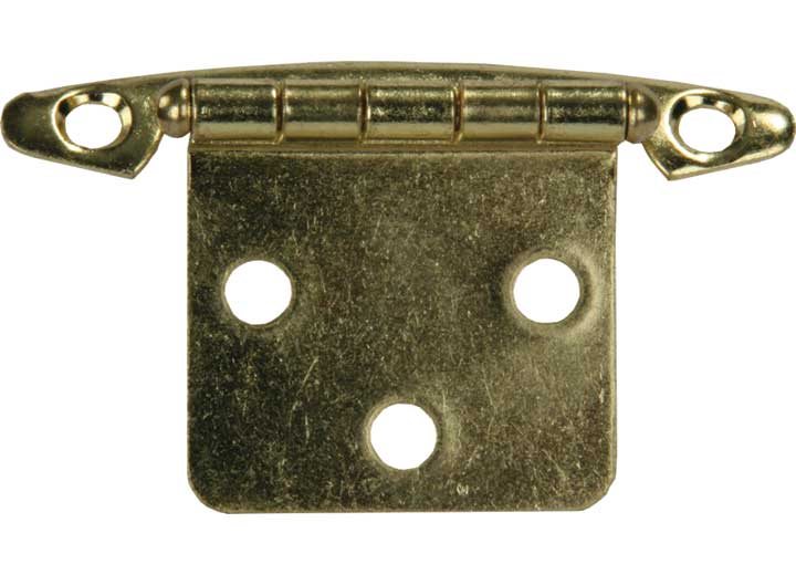 JR Products FREE SWING FLUSH MOUNT HINGE, BRASS
