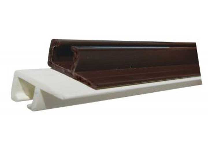 JR Products TYPE C - CEILING MOUNTED INTERNAL SLIDE TRACK - WHITE - 96IN