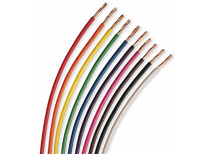 J T & T Products PRIMARY WIRE - RATED 80 DEGREES C 18 AWG, BLUE 30 FT