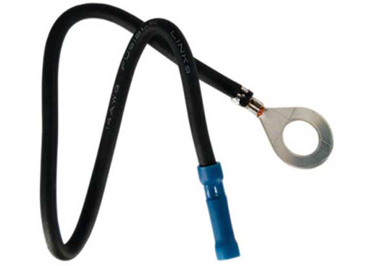 J T & T Products FUSIBLE LINK WIRE - 14 AWG, BLK W/ 3/8IN STUD, 1 PC