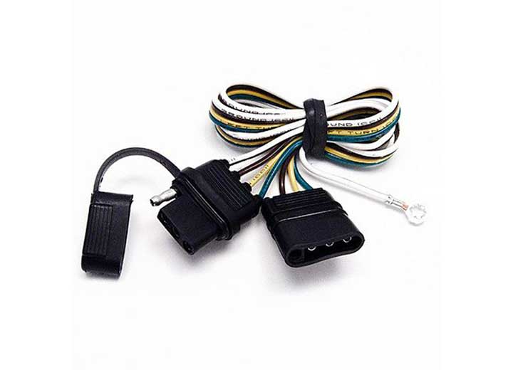 J T & T Products 4-WAY FLAT FM/M TRAILER CONNECTOR EXTENSION 1 PC