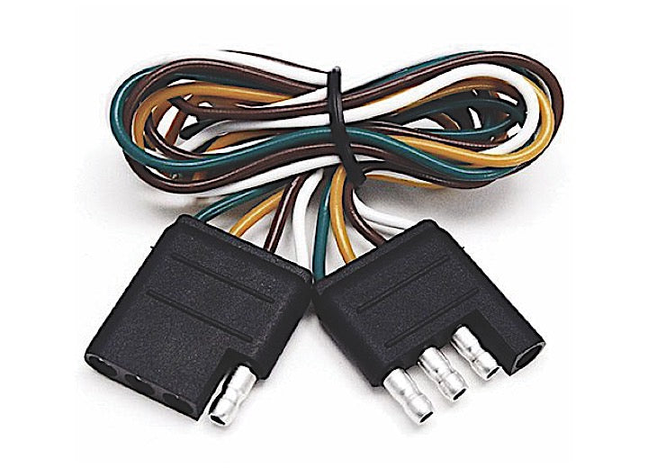 J T & T Products 4-WAY FLAT MOLDED FM/M TRAILER CONNECTOR 1 PC