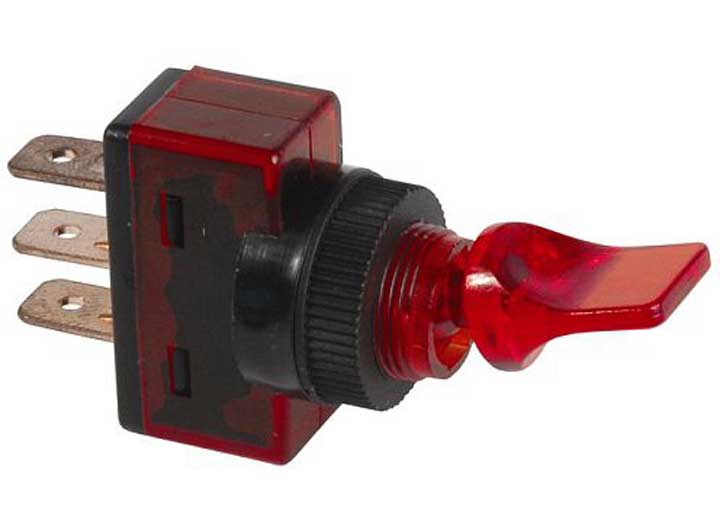 J T & T Products AMBER ILLUMINATED DUCKBILL 20A 12V S.P.S.T. 1 PC