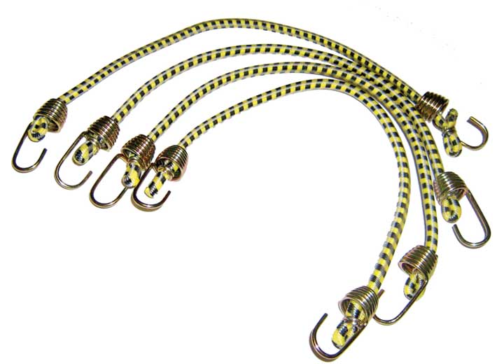 Keeper 10IN MINI BUNGEE CORD, 4 PACK