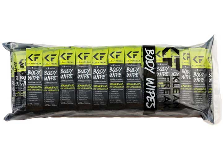 Klean Freak 100 PACK - LEMONGRASS/CITRONELLA BODY WIPES