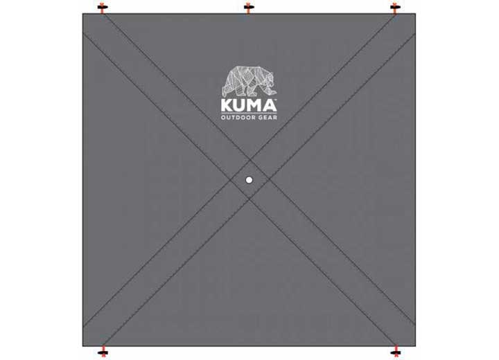 KUMA Outdoor Gear Privacy Panel for Bear Den Gazebo – Grey