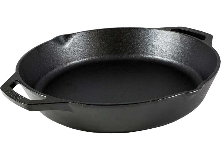 Lodge 12 Inch Seasoned Cast Iron Dual Handle Pan