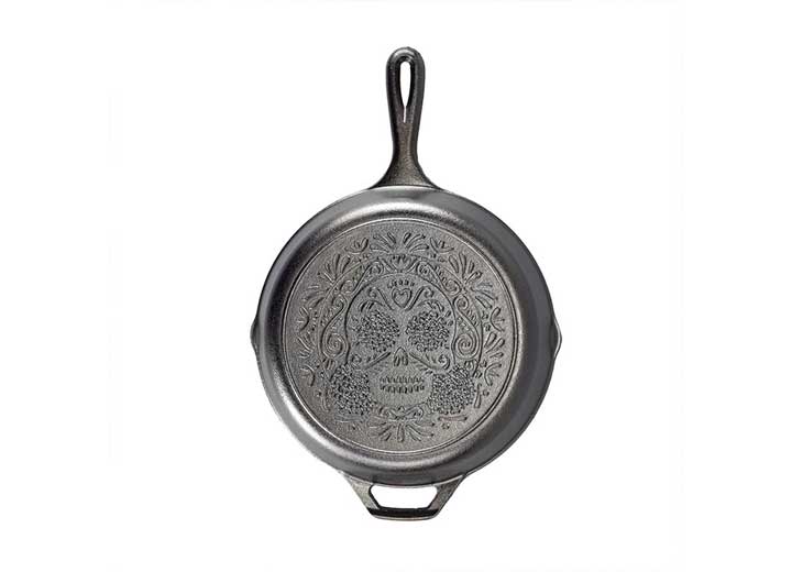 Lodge 10.25IN CAST IRON SKILLET W/SUGAR SKULL