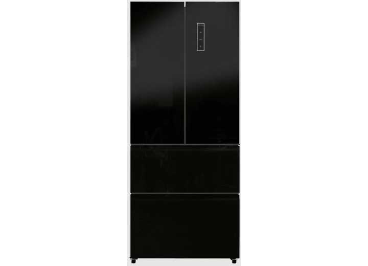 Lippert 2022 EVERCHILL 16.2 CU FT 110 VOLT REFRIGERATOR 4 DOOR (BLACK GLASS)