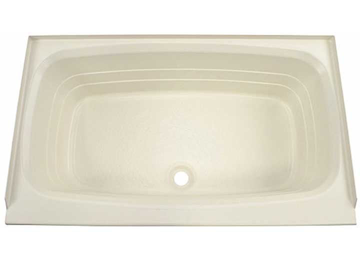 Lippert 24IN X 40IN BATHTUB; CENTER DRAIN - PARCHMENT