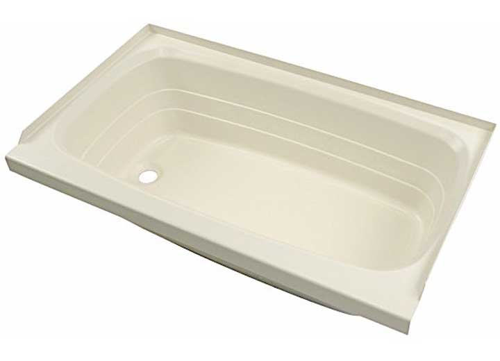 Lippert 24IN X 40IN BATHTUB; LEFT DRAIN - PARCHMENT