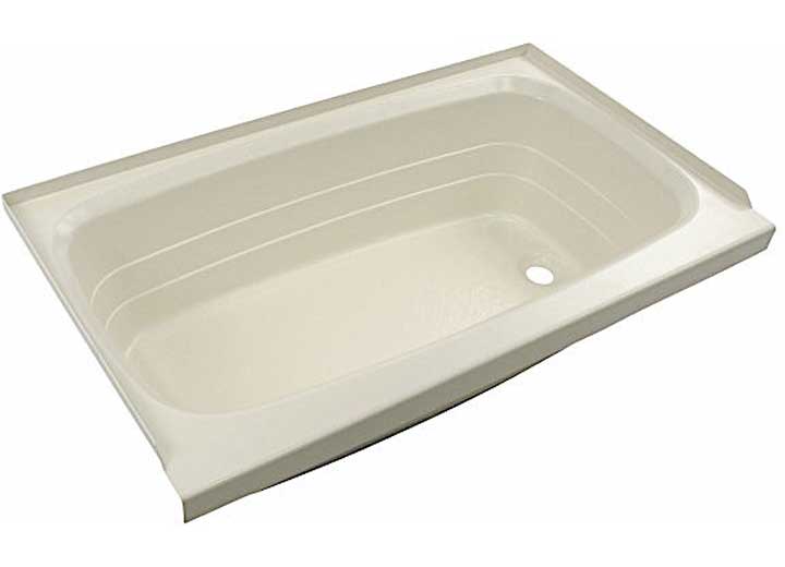 Lippert 24IN X 40IN BATHTUB; RIGHT DRAIN - PARCHMENT