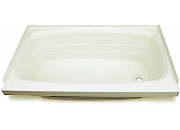Lippert 24IN X 46IN BATHTUB; RIGHT DRAIN - PARCHMENT
