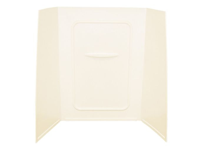 Lippert Bath/Shower Surround - 24"D x 36"W x 59"H, Parchment, Picture Frame