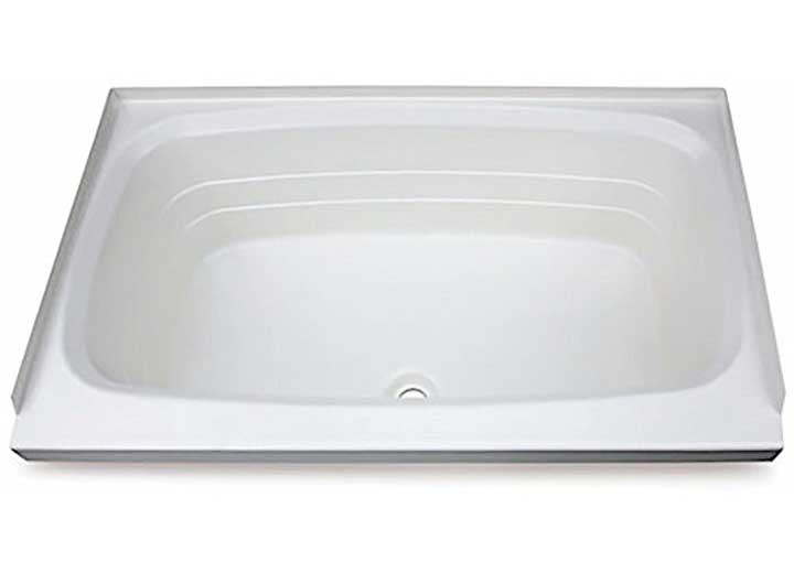 Lippert 24IN X 38IN BATHTUB; CENTER DRAIN - WHITE