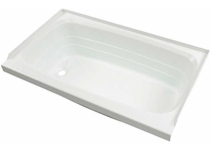 Lippert 24IN X 40IN BATHTUB; LEFT DRAIN - WHITE