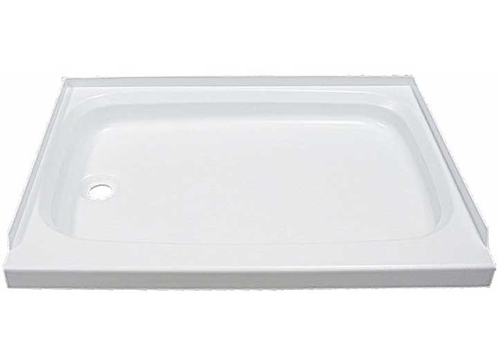 Lippert 24IN X 32IN SHOWER PAN; LEFT DRAIN - WHITE