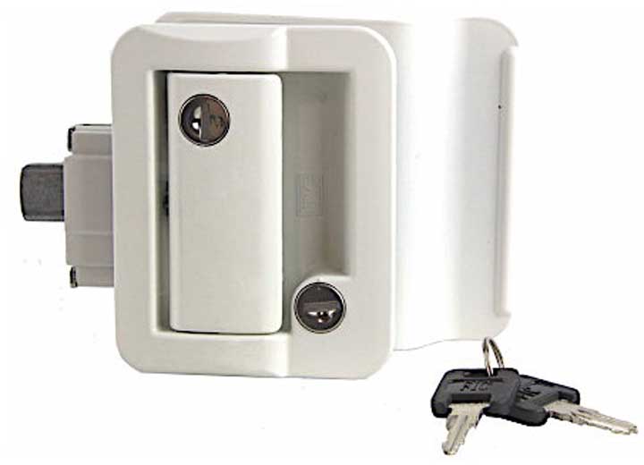 Lippert ENTRY DOOR LATCH KIT, WHITE