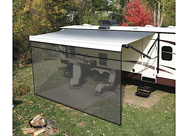 Lippert SHADE, FRONT PANEL AWNING - BLACK 10X17