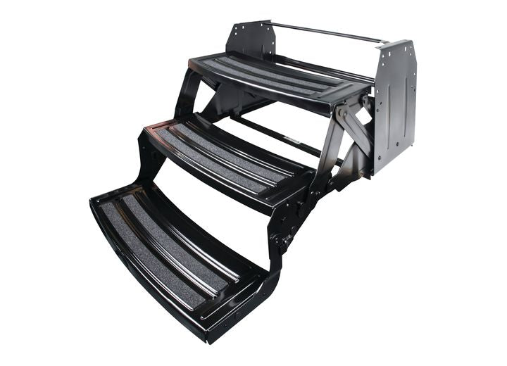Lippert Radius Manual RV Step - 24" Triple Step with 7" Drop/Rise