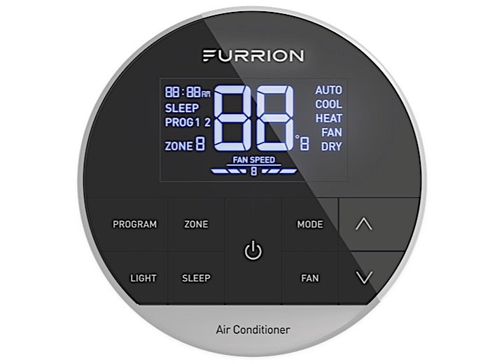 Lippert MULTI ZONE WALL THERMOSTAT, BLACK