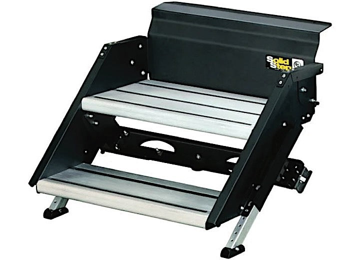 Lippert Solid Step Premium RV Entry Step – 30 in. Double Step
