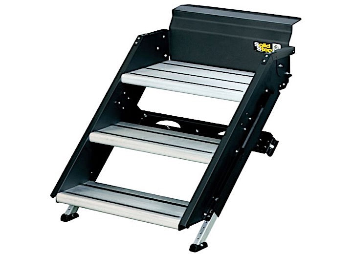 Lippert Solid Step Premium RV Entry Step – 26 in. Triple Step