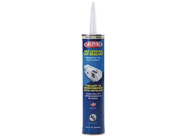 Lippert Alpha Systems 1021 Low VOC Self-Leveling Lap Sealant – 10.3 oz. Tube, Almond