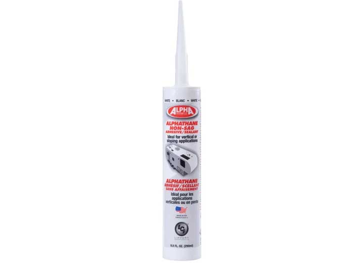 Lippert Alpha Systems 5160 Alphathane Non-Sag Sealant – 9.8 oz. Tube, White