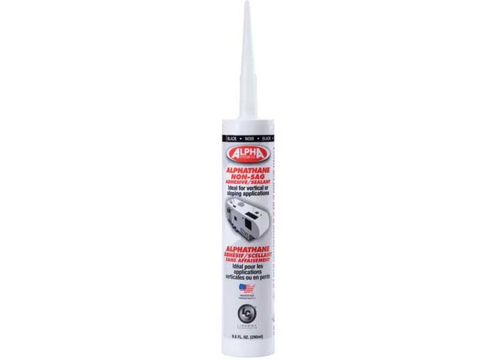 Lippert Alpha Systems 5160 Alphathane Non-Sag Sealant – 9.8 oz. Tube, Black