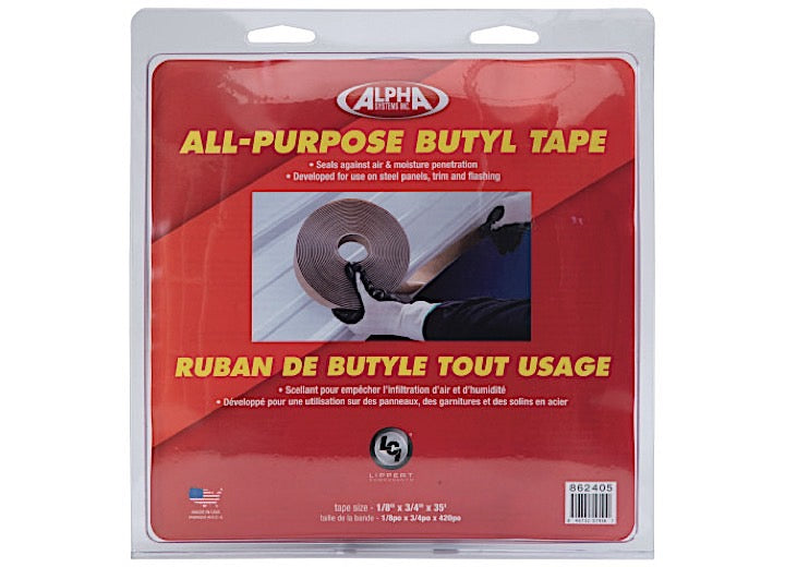Lippert Q130 1/8INX 3/4INX 35FT BUTYL TAPE CLAM SHELL