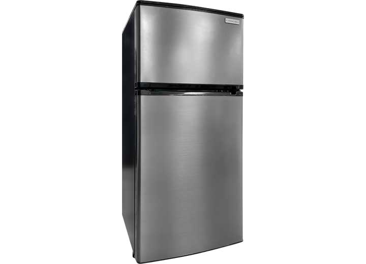 Lippert 2022 EVERCHILL 4.5 CU FT 12 VOLT REFRIGERATOR RIGHT HAND OPEN (STAINLESS STEEL)