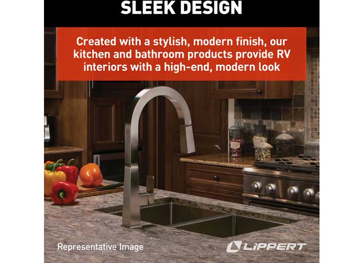 Lippert PULL-DOWN FAUCET - STAINLESS STEEL