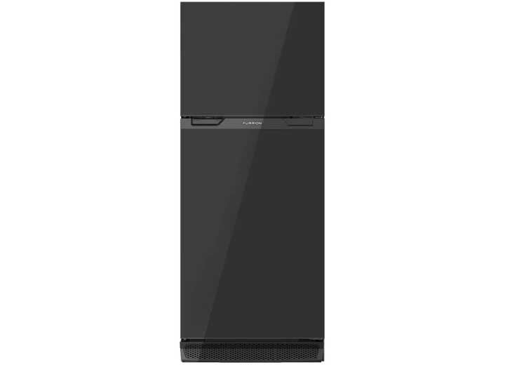 Lippert 10 CU. FT. LEFT-HINGE REFRIGERATOR (BLACK GLASS)