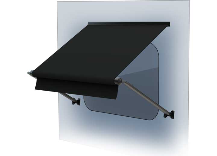 Lippert 8.5FT STANDARD WINDOW AWNING ROLLER, BLACK SOLID