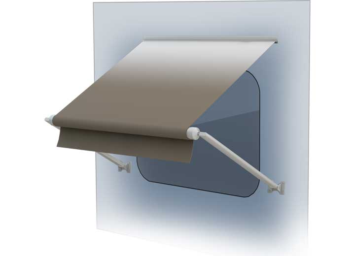 Lippert 10.5FT STANDARD WINDOW AWNING ROLLER, SAND FADE, WHITE WG