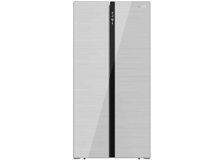 Lippert REFRIGERATOR, 15.6 CF SIDE BY SIDE STAINLESS STEEL