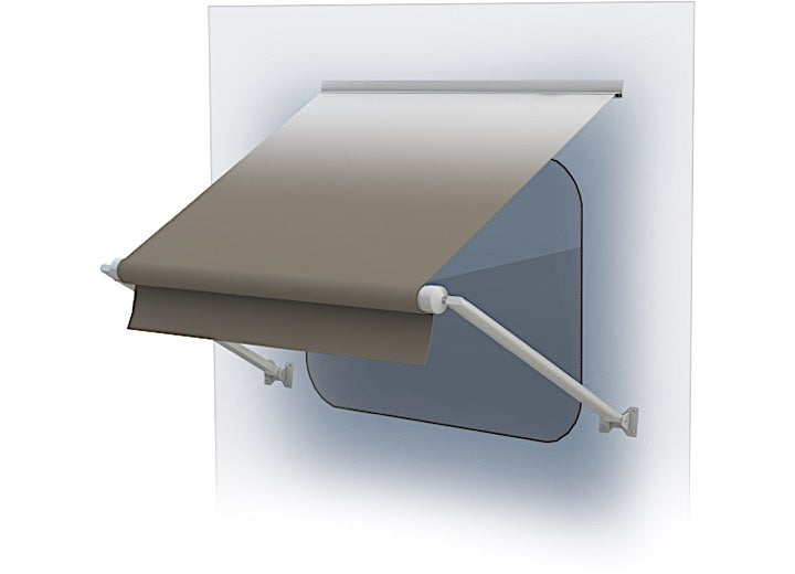 Lippert 72IN STANDARD WINDOW AWNING ROLLER, SAND FADE, WHITE WG