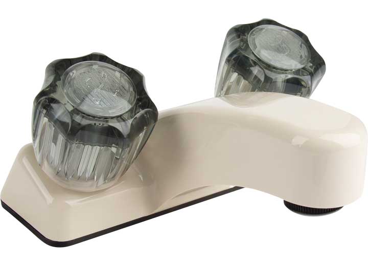 LaSalle Bristol Utopia 4" Lavatory Faucet - Ivory with Smoked Handles